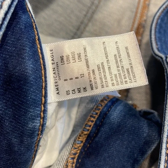 💙NWOT Am Eagle Super stretch Butter Soft lightly distressed Jegging Jeans 💙 - Picture 5 of 9